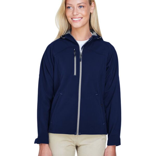Ladies' Prospect Two-Layer Fleece Bonded Soft Shell Hooded Jacket Thumbnail