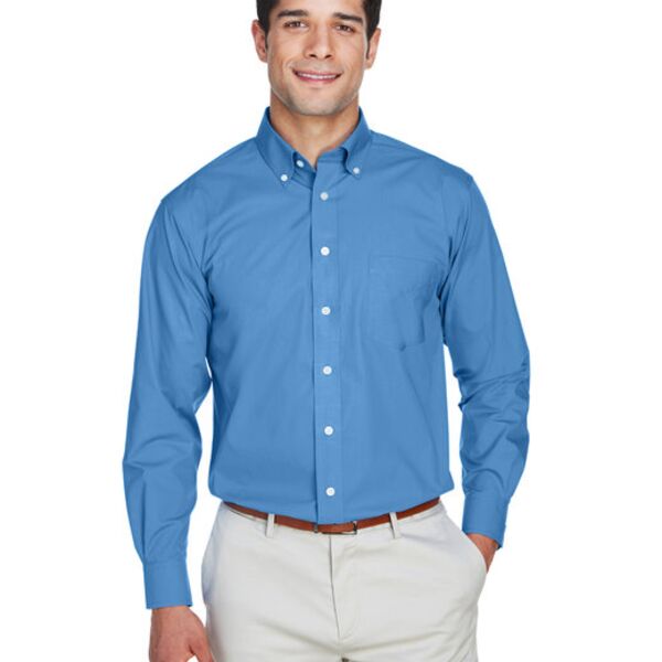 Men's Crown Collection® Tall Solid Broadcloth Woven Shirt Thumbnail