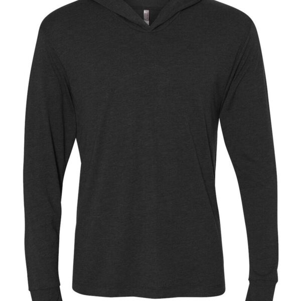 Unisex Triblend Hooded Long Sleeve Pullover T-Shirt Thumbnail