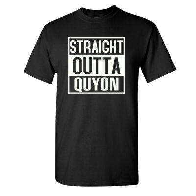 ADULT - STRAIGHT OUTTA QUYON TEE Thumbnail
