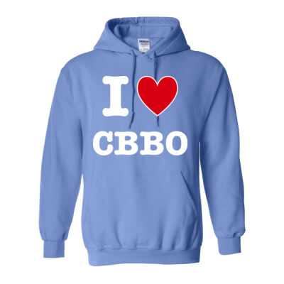 ADULT - I ❤️ CBBO UNISEX HOODIES Thumbnail
